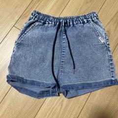 PINK LATTE BRISKLY ハーフパンツ デニムブルー