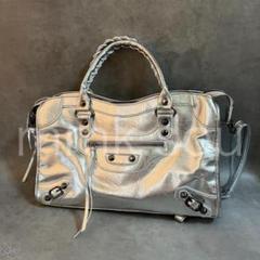 city bag silver 00s archive y2k