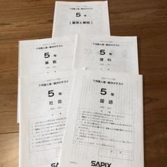 2025年最新】サピックス 5年 テスト 7月 組分けの人気アイテム