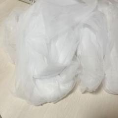 【チュール生地】ホワイト 撮影用 装飾用 オーガンジー 衣装 背景布
