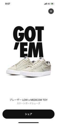 ブレーザーLOW ✕ MEDICOM TOY NIKE
