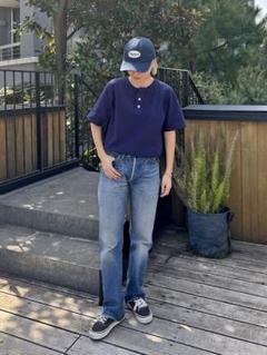 スタンダードカリフォルニア　リブヘンリー　Tシャツ ヘビーウェイトXL