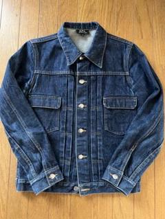 A.P.C. ダークデニム ボタン付きジャケット A.P.C. アーペーセー D-TK447 デニム ジャケット セカンド 赤耳
