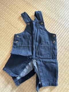 petit main デニム　オーバーオール　サロペット　ベビー服