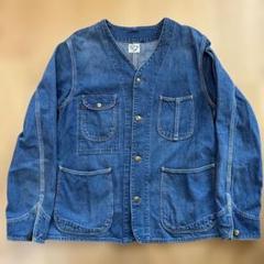 新品未使用！オアスロウ　デニムカバーオール　サイズ4 予約商品(お届け予定 8月頃以降) orSlow オアスロウ デニム