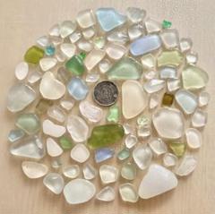 888、天然シーグラス　レアカラー　ハンドメイド