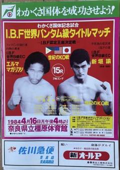 最高品質の エルママガリアノvs 新垣諭I.B.F世界バンタム級タイトルマッチ ボクシング