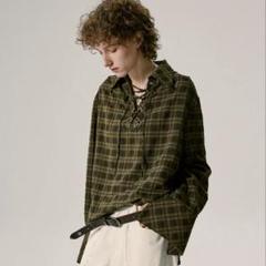 【モード】iNZOK Laced Up Check Shirt