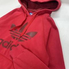 adidas アディダスオリジナルス パーカー 赤 メンズM