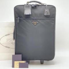 PRADA(プラダ) / トラベルキャリー/ナイロン/BLK/無地 | 中古品