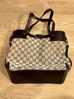 GUCCI ハンドバック トートバッグ レザー ブラウン系 グッチ ブラウン（茶色）系 GUCCI(グッチ) トートバッグ(レディース