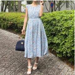 KETTY ケティ ロングワンピース バラ 総柄 M レトロ