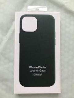 iPhone 13 mini レザーケース セコイアグリーンApple新品純正