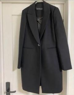 ◆ZARA WOMAN◆ウール チェスターコート USA/L 黒　FM-485 2025年最新】ZARA WOMAN レディース チェスターコートの人気