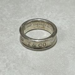 Tiffany & Co. シルバー　ナローリング　約12号　T.1231 ティファニー ナローリング 1837 シルバー925 12号 T&CO - メルカリ
