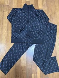 とんねるず トラックジャケット&パンツセット（BLACK）サイズＬ とんねるず トラックジャケット&パンツセット（BLACK） - メルカリ
