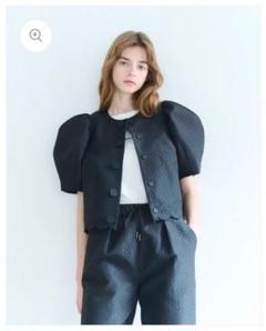 完売品】jemma atelier エンブロイダリーヘムパフスリジャケット