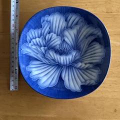 青い花柄の陶器トレイ 上品なスタイル 青い花柄の陶器トレイ その他 - その他