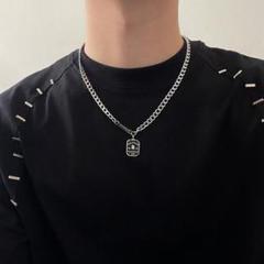 プレート 個性的 メンズ ストリート 【数量限定】ネックレス チェーン モード