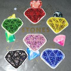アルベロベロ 【豪華】ぶたさん刺繍 ワッペン スパンコール ビーズ ジップベスト ダイヤ ビーズ刺繍 ワッペン - メルカリ