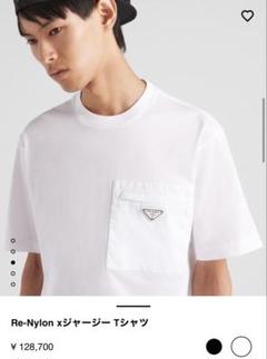 PRADA(プラダ) / Tシャツ/L/コットン/BLK/Vネック/ナイロン