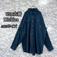 976 ディッキーズ Dickies スナップボタン 2XLTサイズ 長袖シャツ