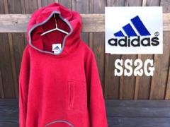 レア adidas SS2G プルオーバー パーカー パフォーマンスロゴ