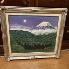 絵画 風景 冬景色 初冬 桜井寛 画家 初冬のニセコ連峰 油絵