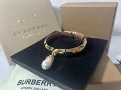 BURBERRY バーバリー　バングル ブレスレット ゴールド 未使用品