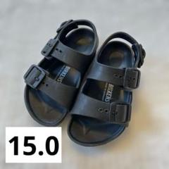 BIRKENSTOCK サンダル　黒　15.0