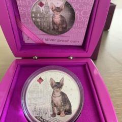 スフィンクス猫 銀製プルーフコイン スフィンクス猫 銀製プルーフコイン - メルカリ