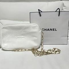 CHANEL ノベルティ ポーチ チェーンバッグ - メルカリ