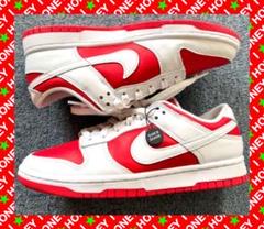 【新品未使用】NIKE Dunk Low Retro スニ-カ- サイズ25 赤
