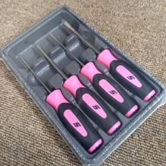 ⭐希少カラー⭐ Snap-on スナップオン ミニ ドライバー4Pセット ピンクのサムネイル