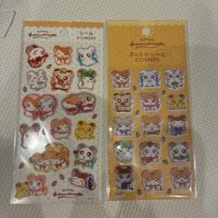 とっとこハム太郎 シール ぷっくりシール 100均 ハム太郎 リボンちゃん