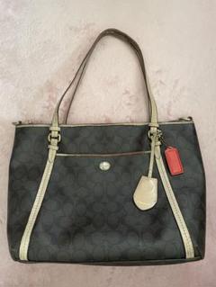 COACH ショルダーバッグ ダークブラウン