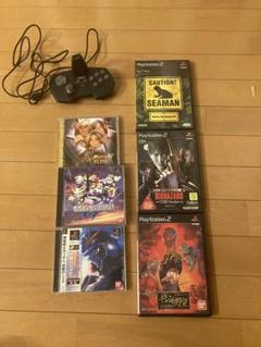 【6本セット】PS2ゲーム3本+PSゲーム3本 PS2シーマン用コントローラー付