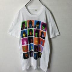 80s Beatles Tシャツ L USA製 カラーブロック スクリーンスター