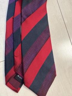 Paul Smith 赤黒ストライプ ネクタイ