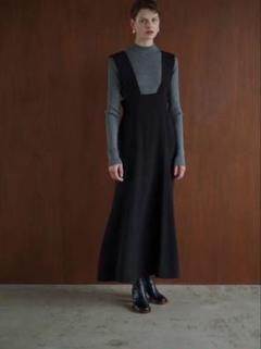 CLANE クラネ　ワイド サスペンダー スカート