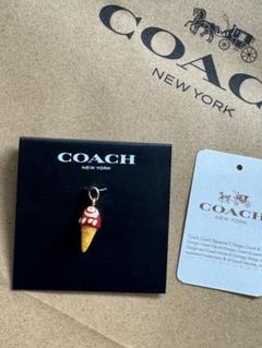 【レア品•新品】COACH アイスクリーム　コーンチャーム マルチカラーのサムネイル