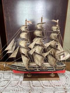 カティーサーク CUTTY SARK パブミラー 木製 フレーム アンティーク モデルシップ カティサーク（23cm）