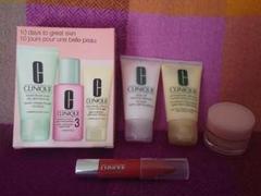 ☆未使用☆CLINIQUE 基礎化粧品トライアルセット+チャビースティック全7点