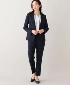 【極美品】UNTITLED アンタイトル　ネイビー/紺色 スーツ　セットアップ UNTITLED アンタイトル パンツセットアップスーツ ネイビー1