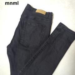 【mnml】ミニマル スキニーデニム ジーンズ ストレッチ ブラック 36