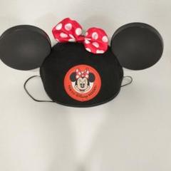 美品　ディズニー　ミニー 帽子　イヤーハット
