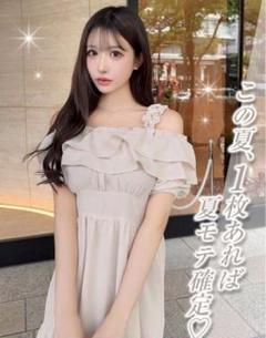 【Cheri mi シェリミー】フラワーレースアップワンピース M Cheri mi シェリミー】フラワーレースアップワンピース M