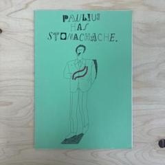 stomachache. ストマックエイク　シルクスクリーン作品 TOMOE MIYAZAKI(STOMACHACHE.) 「片付かないラグ」 | pacifi