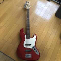 BUSKER'S バスカーズ ジャズベースタイプ キャンディアップルレッド