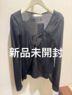 andmary lacey ribbon cardigan black - メルカリ
